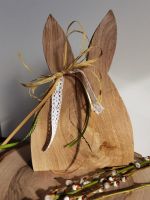 Zając wielkanocny, dębowy - 27 cm