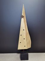 Choinka drewniana, złota - 69 cm