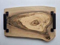 Taca dekoracyjna z orzecha włoskiego