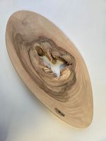 Taca dekoracyjna z orzecha włoskiego