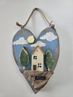 Serce z domkami - miłość
